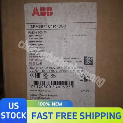 Brand New In Box ABB PSE18-600-70 1SFA897101R7000 Soft Starter US Fast delivery