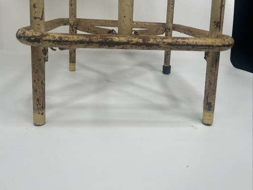 Vintage Industrial Sprung Engineer’s Work Stool Metal Old Garage 1950s 1960s - Picture 9 of 10