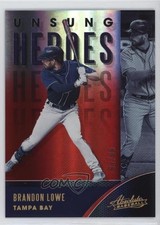 2021 Panini Absolute Unsung Heroes Spectrum Red 92/99 Brandon Lowe #UH-4 0c6
