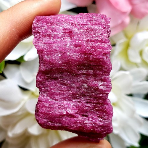 Corindón Rubí Nido de Abeja Rojo - Piedra curativa de cristal de forma libre en bruto - pc#71 - Imagen 3 de 5