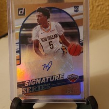 2021-22 Panini Donruss Signature Series Autograph RC - Herbert Jones #SS-HJN Pe…