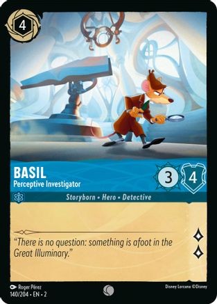 Basil - Perceptive Investigator (140/204) - Common Near Mint - Picture 1 of 1