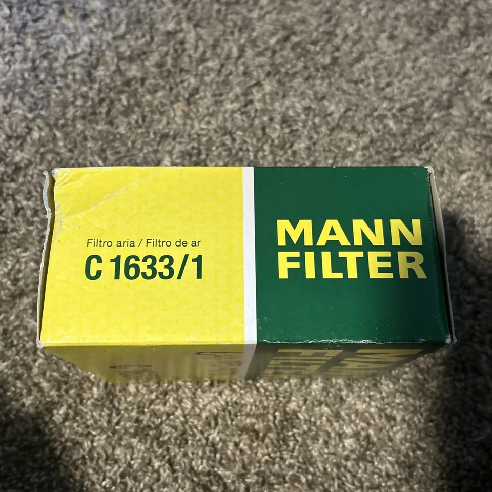 Filtro de aire del motor Mann C1633/1 para Porsche 912 1965-1969, 1967-1970 Saab 96 Foto 2 de 3