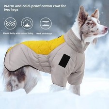 Waterproof Large Dog Jacket Warm Dog Clothes Winter Coat French Dog Reflective D