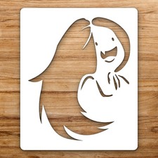 Character Fun Large Reusable Wall Stencil For Painting DIY Home Decor Template