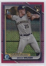 2024 Bowman Chrome Prospects Mega Box Pink Mojo Refractor /199 Brock Wilken sc8