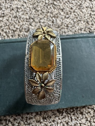 Art Deco Filigree Bracelet 1920s-1930s