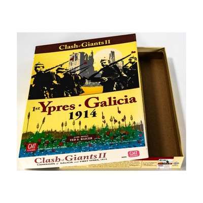 GMT Wargame Clash of Giants II - 1st Ypres & Galicia, Box Only! VG+
