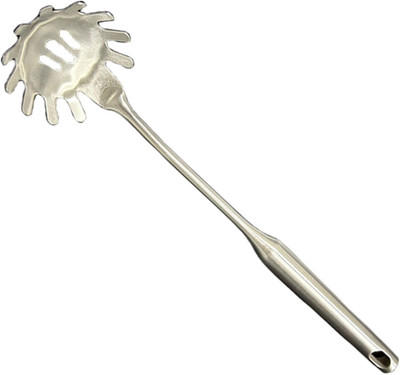 Pasta Spoon Server 304 Stainless Steel Slotted Spaghetti Ladle Kitchen Colander 