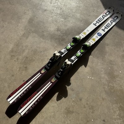Head supershape I.Speed skis 184 CM w/ Head Freeflex 14 Racing bindings