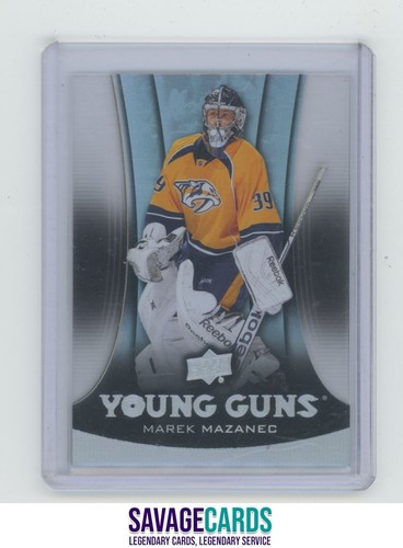 2013-14 Upper Deck Young Guns Acetate Marek Mazanec #468 Nashville Predators