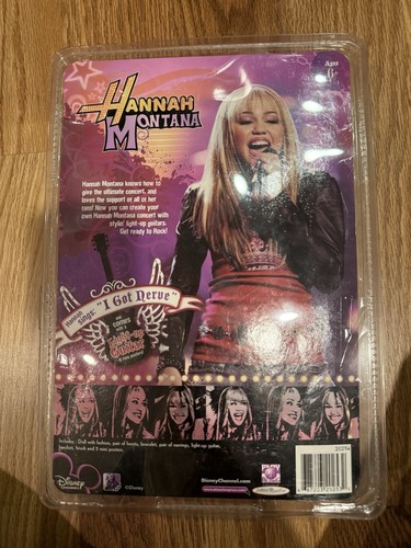 Disney Hannah Montana - she sings "I Got Nerve" with light up guitar NIB NOS - Picture 2 of 2