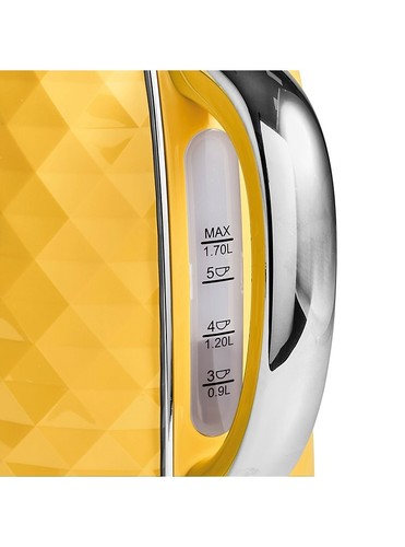 Yellow Fast Boil Textured Kettle GTK101Y-21 - Picture 2 of 3