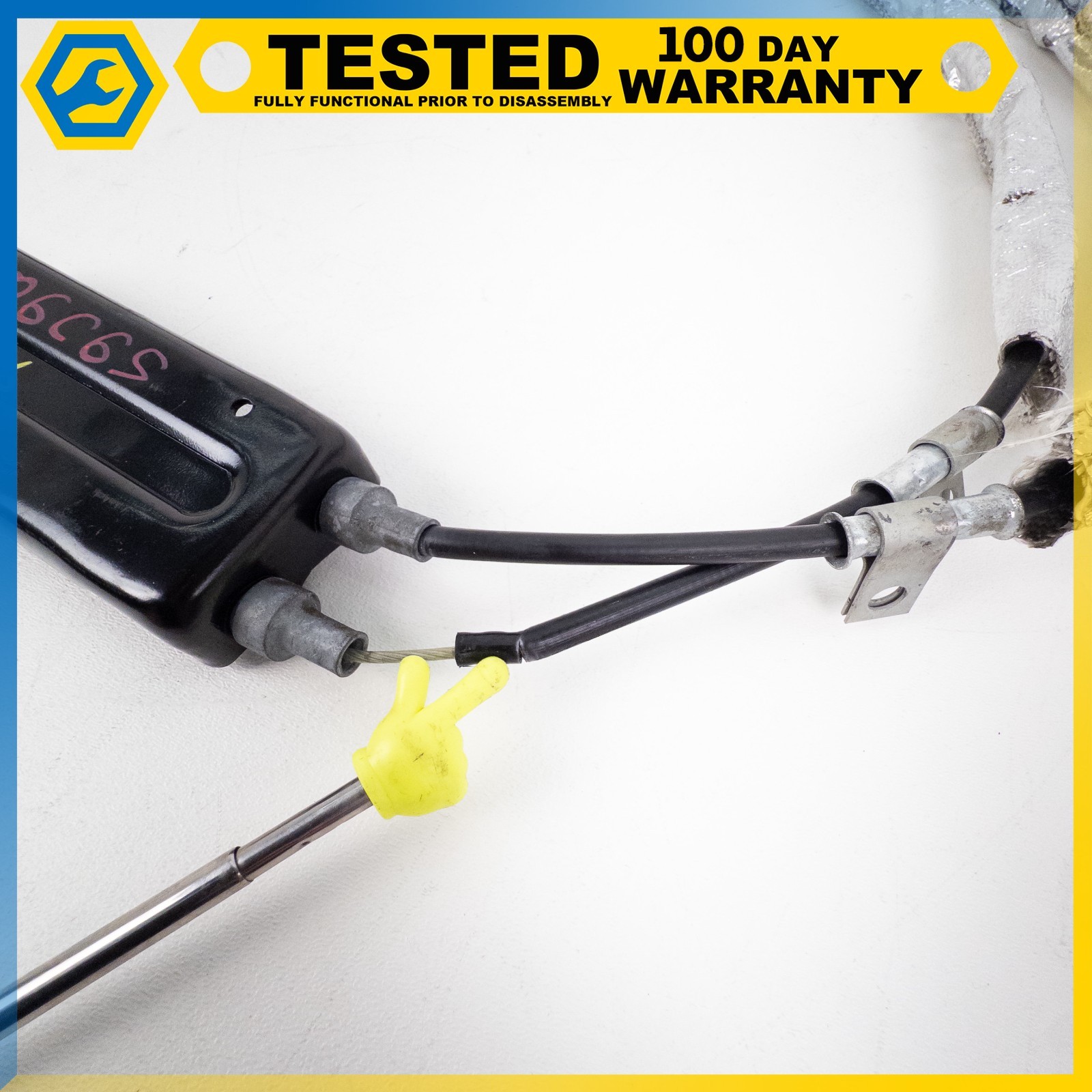 05-13 CORVETTE C6 REAR RIGHT LEFT PARKING BRAKE CABLE & CONTROL SHIFTER CABLE OE
