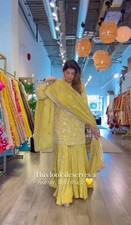 Salwar Kameez Pakistani Indian Wedding Party Wear Dress Bollywood Palazzo Suit