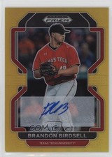 2022 Panini Prizm Draft Picks Gold 9/10 Brandon Birdsell #PDP143 Auto n1u