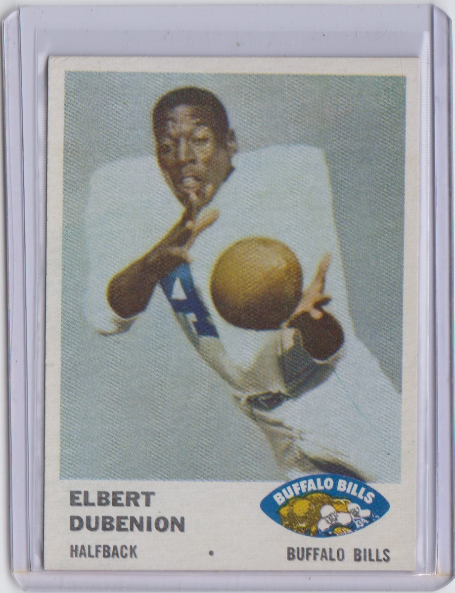 1961 Fleer #136 Elbert Dubenion NR-MT Set Break
