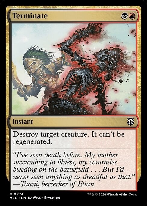 Terminate - Modern Horizons 3 Commander - MTG