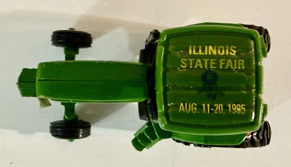 Trator John Deere 7800 1:64 Illinois State Fair 1995 personalizado promocional fundido - Imagem 2 de 4