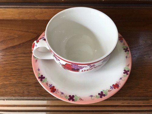 Paul Cardew 2004 Tea for one Pink Chintz Red Hat Society Cup & Saucer VG Cond - Picture 8 of 8
