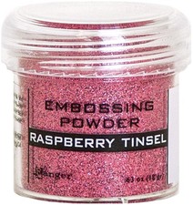 3 Pack - Ranger Embossing Powder-Raspberry Tinsel - EPJ-64572