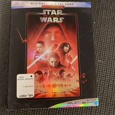 Star Wars: The Last Jedi,  Blu-ray + Digital New With Slipcover