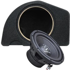 Subwoofer für Audi A6 C7 Limousine Ground Zero GZIW 250 25cm Bass + Auto Gehäuse