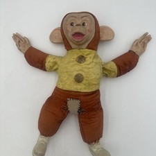 Vintage Rubber Face Monkey Plush Stuffed Animal As Is See Pictures