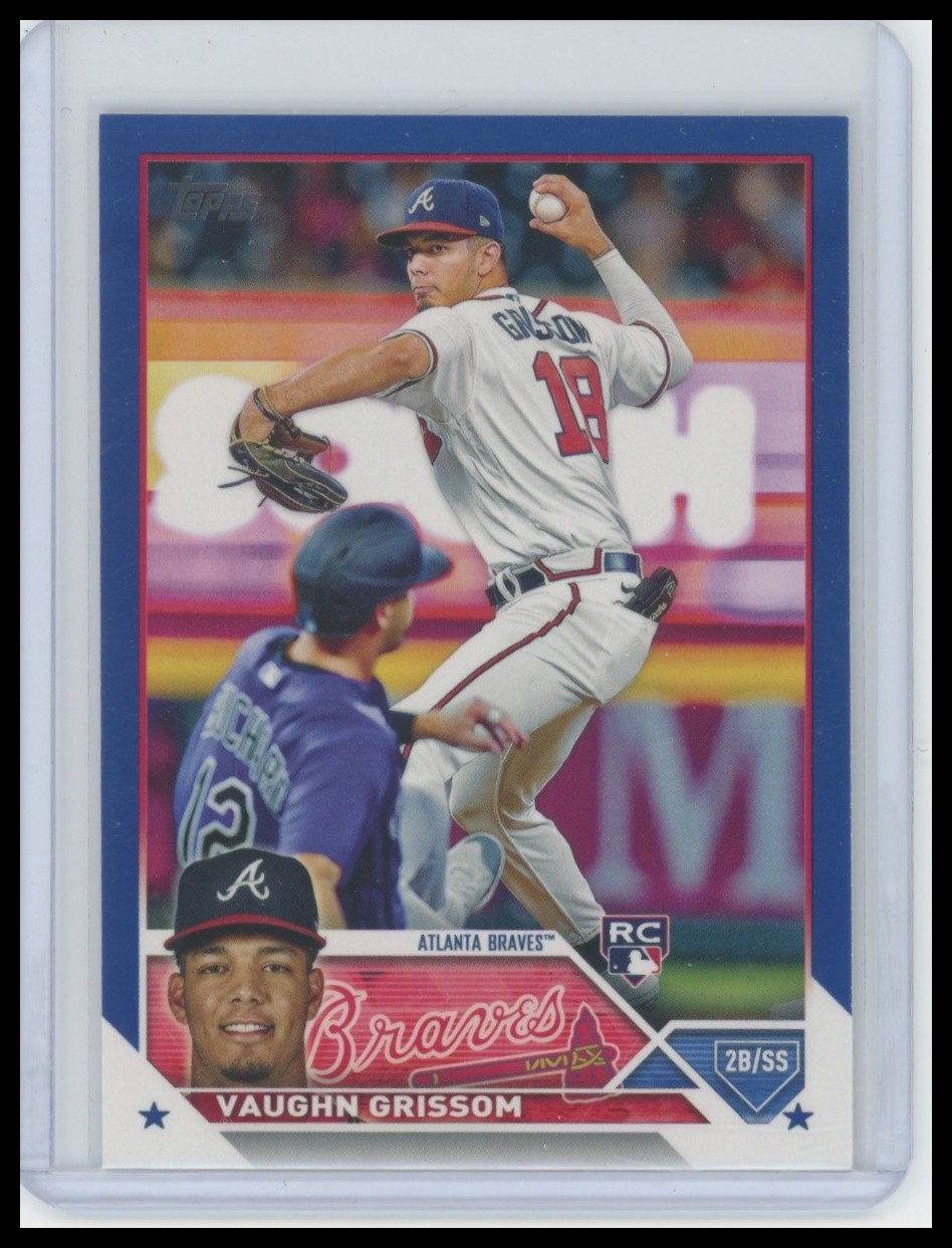 2023 Topps #275 Vaughn Grissom Royal Blue