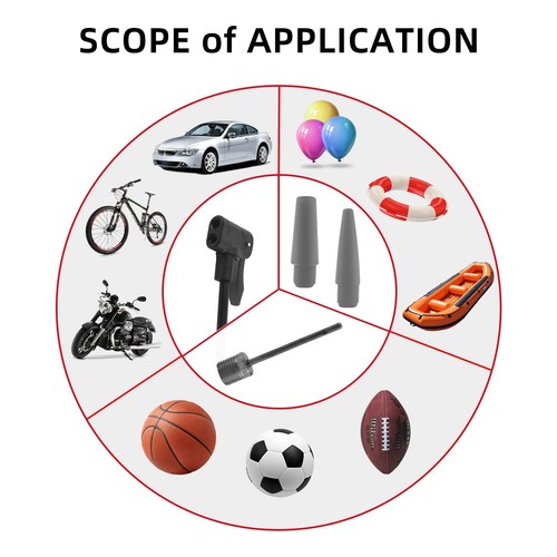 Fahrradpumpe mit Manometer, Hochdruck, Boden Fahrradpumpe kompatibel mit Presta... - Bild 7 von 7
