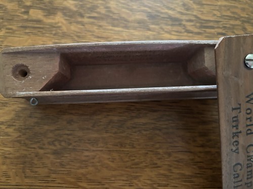Vtg No 102 M L Lynch's World Champion Wood Turkey Box Call for Hen & Gobbler - Picture 10 of 19