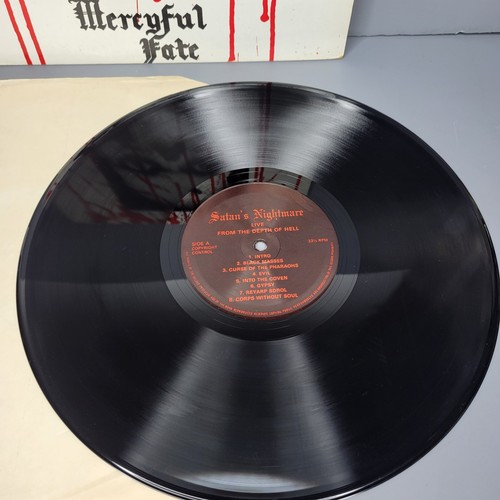 Mercyful Fate SN 1002 LP Live from the Depths of Hell Vinyl VG+/VG+ UK Press - Picture 2 of 9