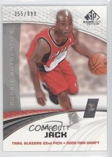 2005-06 SP Game Used Edition Rookie Authentics 355/999 Jarrett Jack #126 9l4