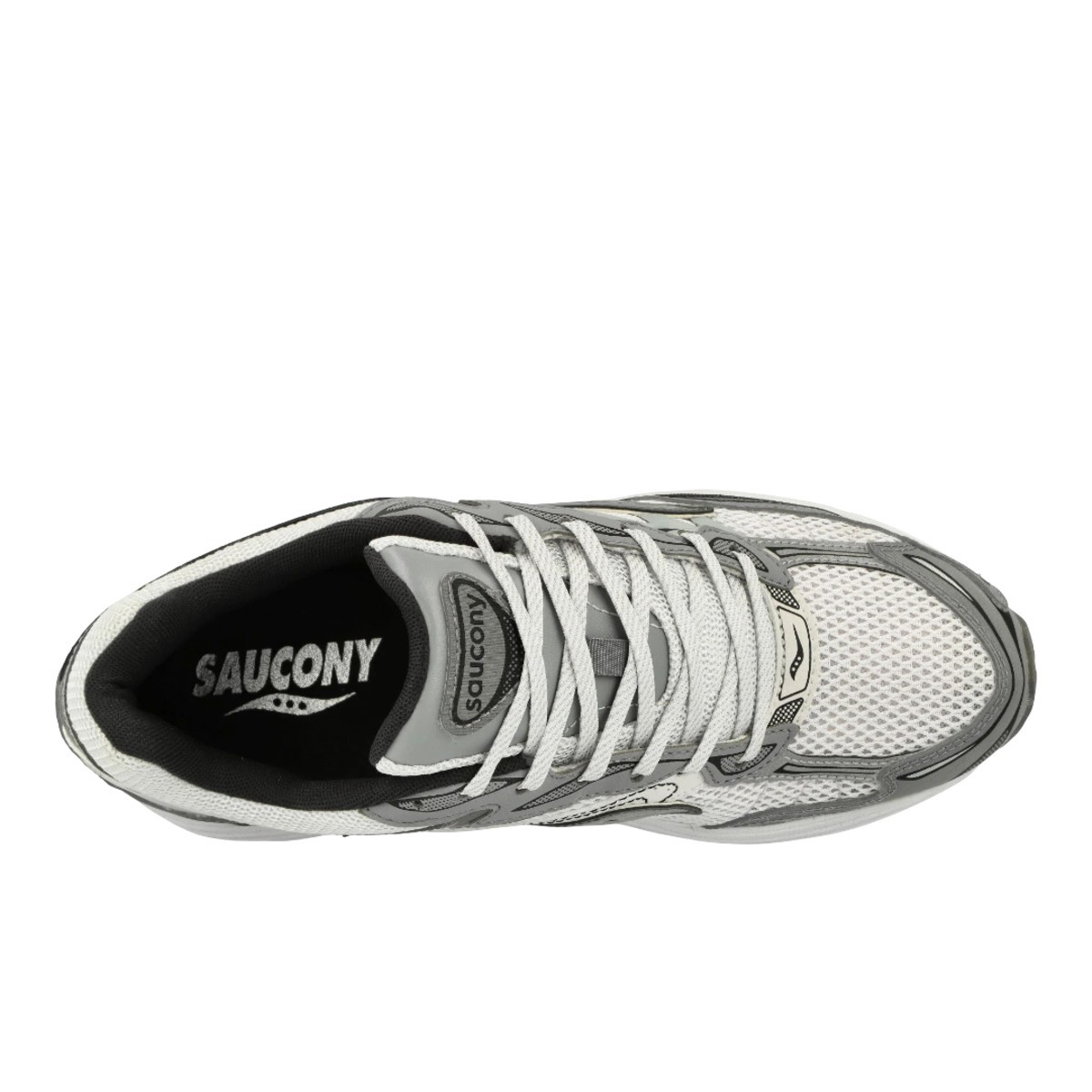 【美品】QUICK PACK 9【GRAY WHITE】 Saucony ProGrid Omni 9 Fabricated Future Pack White Grey S70844-2