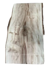 Silver Maple Live Edge Board: Kiln Dried Wood Slab