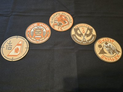 Star Wars Galaxys Edge Ogas Cantina Coasters Complete Set Of 5