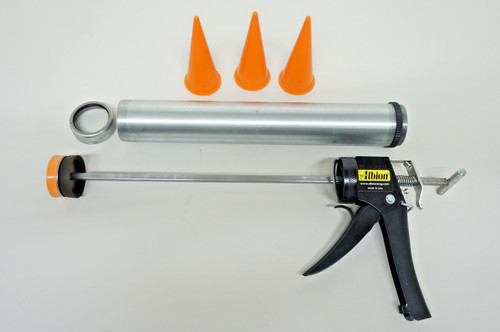 Albion Professional 20 Oz Tube Caulk Sausage Gun, Very Good Condition, No Part #