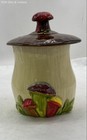 Vintage Ceramic Mushroom Canister Jars