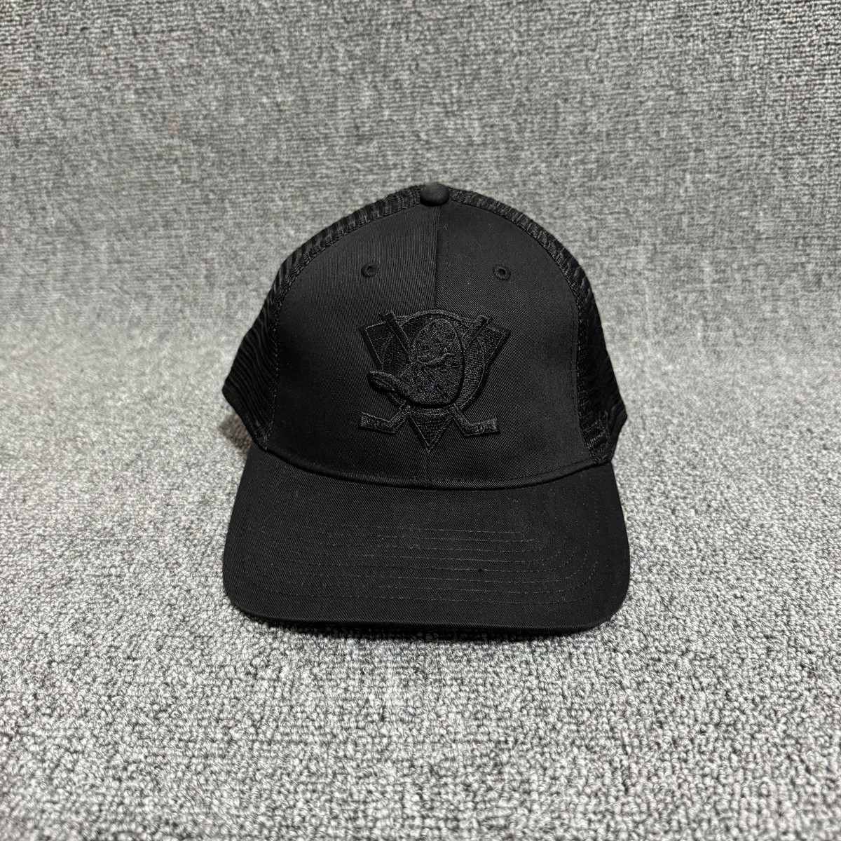 47 Brand Anaheim Ducks NHL Trucker Snapback Black One Size Mesh Back