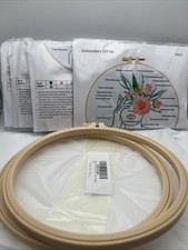 Embroidery DIY Kit Lot Of 5 Sets