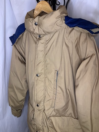 Vintage The North Face Herren Gänsedaunen Parka Mantel Gr.XL Brown Label abnehmbare Kapuze - Bild 3 von 16