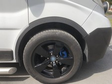Wing Quater Wheel Arch Trim set - 4 pcs Black matt. RENAULT TRAFIC 2006-2014