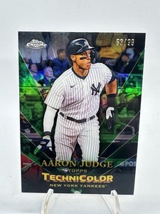 2023 Topps Chrome - Topps in Technicolor Aaron Judge #TT-20 Green Refractor /99