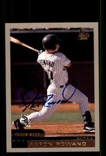 Signed Baseball Card Auto Aaron Rowand 2000 Topps Traded & Rookies #T61