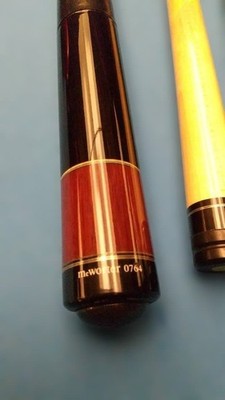 MCWORTER (マクウォーター) キュー初期　子持6剣・黒檀・パープルハート MCWORTER (McWater) Early Cue, Komochi 6 Sword, Ebony, Purpleheart