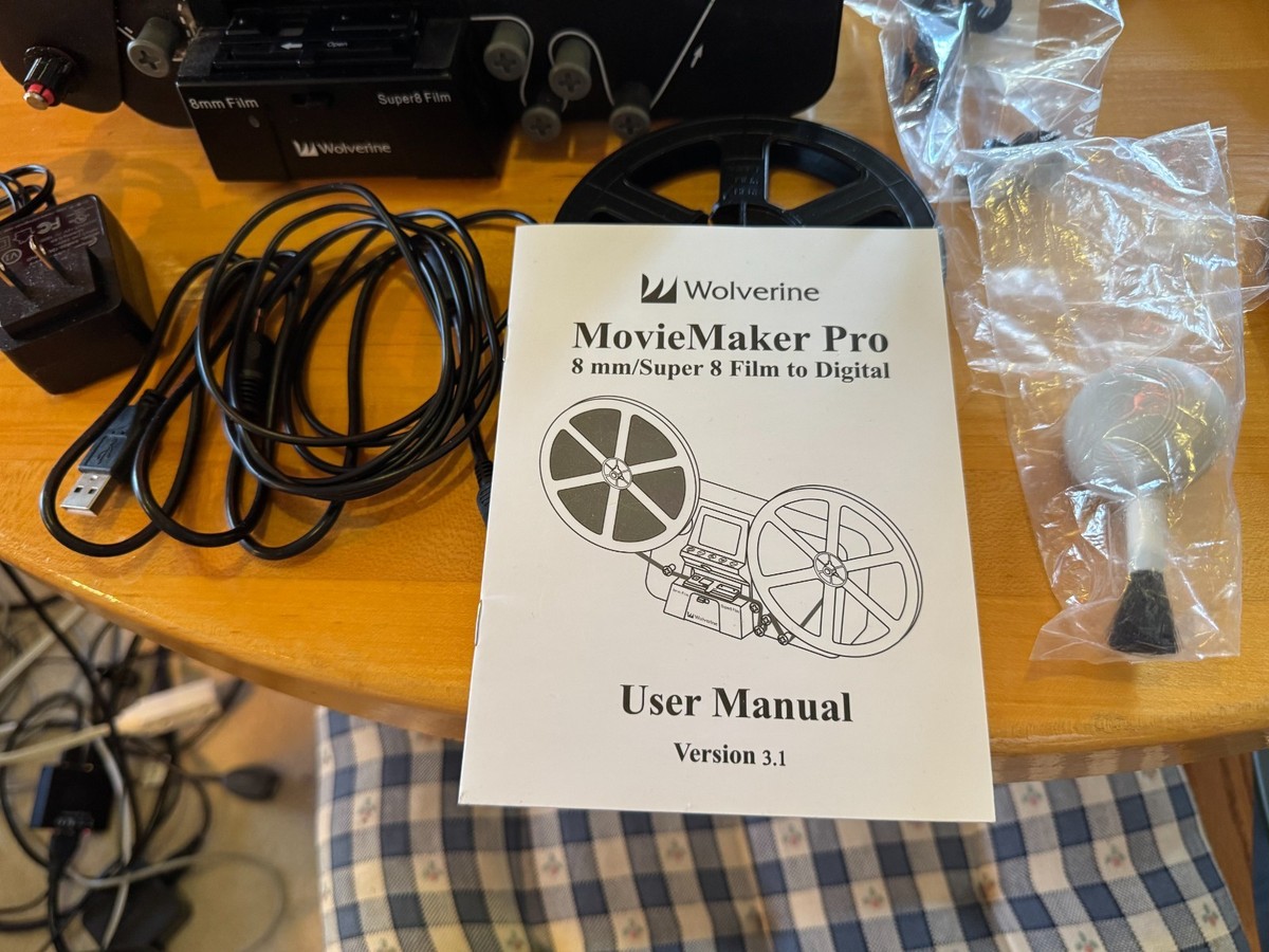 Wolverine MovieMaker Pro 8mm & Super 8 Digital Film Scanner w