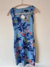 GUESS Women's Floral Print Size XS Mini Dress Sleeveless