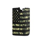 Large Laundry Basket, USA Flag Camouflage Vintage Laundry Hamper Foldable Clo...