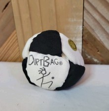 DirtBag Footbag Hacky Sack White/Black Authentic World Foot Bag US Seller NEW
