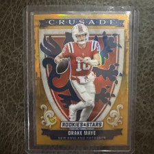 2025 Panini Rookies & Stars Crusade #29 Prizm Drake Maye Patriots Gold Prizm /10